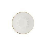 Bonna (Турция) Блюдце d=120 мм. Золотая линия, форма Нит, тонкий край Bonna /1/6/
