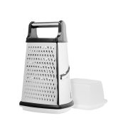 Abert (Италия) Терка 4-х гранная 24 см. нерж. с платик. ручкой Abert /1/