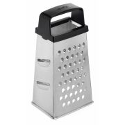 Нерж (Россия) Терка 4-х гранная 22 см. белая жесть с пластик. ручкой /1/