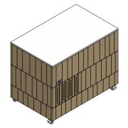 СТОЛ ШВЕД.НЕЙТР.ОСТРОВ. ENOFRIGO DOGE BASE QNE 1000 СВЕТ.ДУБ