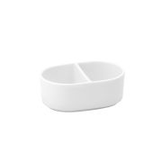 Ariane (Индия) Емкость для пакетированного сахара на 2 отсека 75 мл. 11*4*7 см. Белый Ариан /1/12/ АКЦИЯ