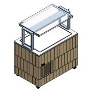 СТОЛ ШВЕД.ОХЛАЖД. ENOFRIGO DOGE ISOLA SVT FISSA 1000 QPRF СВЕТЛ.ДУБ