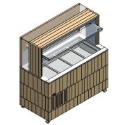 СТОЛ ШВЕД.ПАРОВ.ПРИСТ. ENOFRIGO DOGE WALL BM 1400 СВЕТ.ДУБ