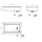 ПРИЛАВОК ПОДОГР.ПАРОВОЙ BASE BM 1000 ВСТРАИВАЕМЫЙ