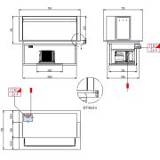 ПРИЛАВОК ХОЛОД. ENOFRIGO DOGE SERVITO 1000 QPRF ЧЕРНЫЙ ВСТР.
