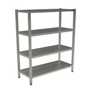 СТЕЛЛАЖ ПЕРФОРИРОВАННЫЙ РАЗБОРНЫЙ КОБОР СКТПР-120/50 (ВЫСОТА 1800)