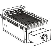 ГРИЛЬ ВСТРАИВАЕМЫЙ 700 СЕРИИ APACH CHEF LINE SLDI7GE4/R