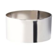 Форма кондитерская "Круг" d 18см h 6см, нержав. сталь 1H6X18