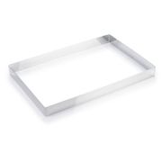 Форма кондитерская "Прямоугольник" 39,5Х59,5хh5 см, нержав. сталь 11H5L59