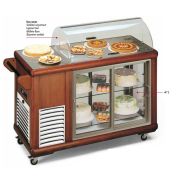 ТЕЛЕЖКА СЕРВ.ОХЛ. TECFRIGO CARRELLINO 250 ТЕМН.ОРЕХ