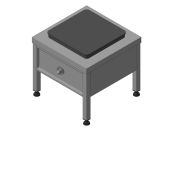 ПЛИТА-ТАБУРЕТ ЭЛЕКТРИЧЕСКАЯ ВУЛКАН-HEIDEBRENNER ETK 07 АРТ. 8058 (КВАДРАТ)