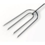 Вилка для работы с плавленым шоколадом 18,5 см, нерж.сталь, ручка пластик, 25 штук, 50CHOC03