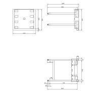 СТОЛ Д/ЧИСТ.ПОСУДЫ DIHR LC96/1 РОЛИКОВЫЙ СПЕЦ. 600ММ.