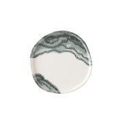 Тарелка мелкая 21см, с прямым бортом, цвет Tide Black  TDBKOW211