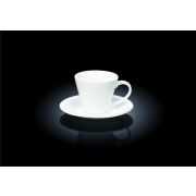 Wilmax (Англия) Чайная пара 180 мл. конусная Wilmax /1/48/