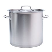 MGsteel Котел 21 л. нерж. d=30 см. h=30 см. тройное дно с крышк. (индукция) MGsteel /1/