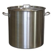 MGsteel Котел 50 л. нерж. d=40 см. h=40 см. тройное дно с крышк. (индукция) MGsteel /1/