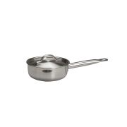 MGsteel Сотейник  0,8 л. нерж. d=14 см. h=5,5 см. с крышк. тройное дно (индукция) MGsteel /1/10/