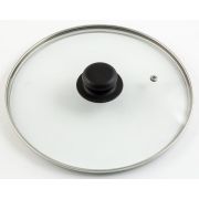 Россия Крышка d=32 см. стекл. с ручкой метал/обод низ. /1/10/