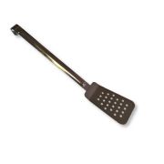 Нерж (Россия) Лопатка 44 см. изогнутая раб. часть 14*7,5 см. нерж. перфорир. /1/50/