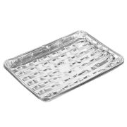 Алюминий (Китай) Форма для выпечки однораз. 34*22,4 см. h=3,3 см. алюм.  /1/3/