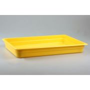 Пластик (Россия) Гастроемкость 1/1 h= 65 мм. 530*325 мм. 8,5 л. п/п желтая /1/7/