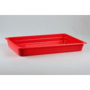 Пластик (Россия) Гастроемкость 1/1 h= 65 мм. 530*325 мм. 8,5 л. п/п красная /1/7/