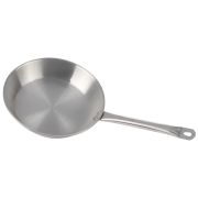 Нерж (Китай) Сковорода d=24 см. h=5 см. 1,8 л. нерж. (индукция) /1/6/