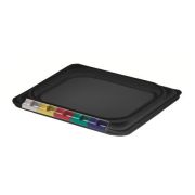 Пластик (Россия) Крышка для гастроем. 1/6 п/п черная  /1/12/