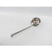 Нерж (Россия) Половник 0,175 л. L ручки 24,5 см. d=10 см. нерж. /1/