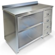 СТОЛ-ТУМБА СПС-937/1300Н Л Б/ДВЕРЕЙ, ЯЩИКИ