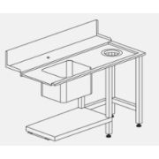 СТОЛ Д/ГРЯЗ.ПОСУДЫ DIHR T80E L