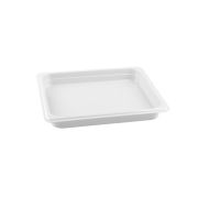 Пластик (Россия) Гастроемкость 1/2 h= 40 мм. 325*265 мм. 2,3 л. п/п белая /1/24/