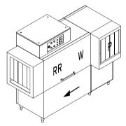 МАШИНА ПОСУДОМОЕЧНАЯ DIHR RX 184 LC DX+DDE+HR10+DR69