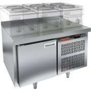 СТОЛ С МОРОЗ.ШКАФОМ HICOLD SN 1/BT LT