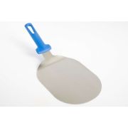 GI.METAL (Италия) Лопатка для пиццы овальная 17,5*21 см. нерж. ручка пластик Gimetal /1/4/