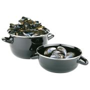 APS (Германия) Кастрюля  2,6 л. нерж. d=20 см. h=17 см. для мидий черная APS /1/6/