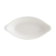 Bonna (Турция) Блюдо для запекания и подачи 220*110 мм. овальное с ушками Белый, форма Оптива Bonna /1/12/1152/