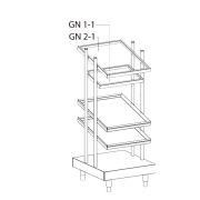 ДИСПЕНСЕР ДЛЯ КОНТЕЙНЕРОВ И СТАКАНОВ APACH CHEF LINE LDCG76