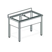 ВАННА МОЕЧНАЯ APACH CHEF LINE L2S126-54