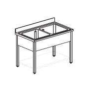 ВАННА МОЕЧНАЯ APACH CHEF LINE L2S137-55