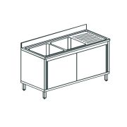 ВАННА МОЕЧНАЯ APACH CHEF LINE L2S186-54RWSD