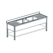 ВАННА МОЕЧНАЯ APACH CHEF LINE L2S217-552WSH