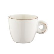 Bonna (Турция) Чашка  70 мл. кофейная d=63 мм. h=54 мм. Ретро коричневый край (блюдце 70655), форма Банкет Bonna /1/6/1776/