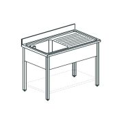 ВАННА МОЕЧНАЯ APACH CHEF LINE LS106-54RW