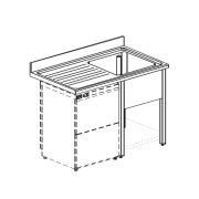 ВАННА МОЕЧНАЯ APACH CHEF LINE LS127-55LWSHD