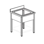 ВАННА МОЕЧНАЯ APACH CHEF LINE LS67-45