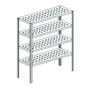 СТЕЛЛАЖ ПЕРФОРИРОВАННЫЙ APACH CHEF LINE LSTP18-184