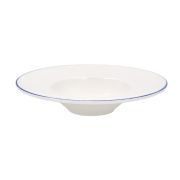 Bonna (Турция) Тарелка для пасты d=280 мм.  400 мл. Ретро синий край, форма Банкет Bonna /1/6/396