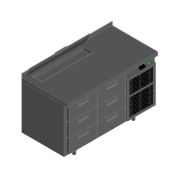 СТОЛ ДЛЯ САЛАТОВ HICOLD SL2-33GN (1/6)